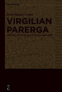 Omslagafbeelding: Virgilian Parerga 1st edition 9783110703955