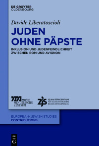 Imagen de portada: Juden ohne Päpste 1st edition 9783110704402