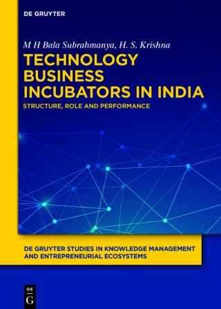 Immagine di copertina: Technology Business Incubators in India 1st edition 9783110705058