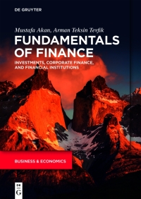 Cover image: Fundamentals of Finance 1st edition 9783110705348