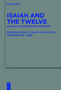 Imagen de portada: Isaiah and the Twelve 1st edition 9783110705737