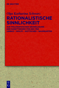 Cover image: Rationalistische Sinnlichkeit 1st edition 9783110705515