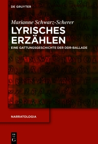 Immagine di copertina: Lyrisches Erzählen 1st edition 9783110709230