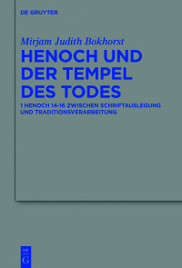 Cover image: Henoch und der Tempel des Todes 1st edition 9783110709803