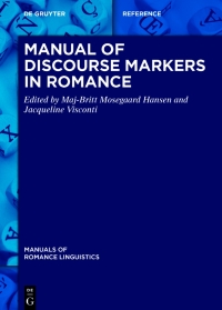 Imagen de portada: Manual of Discourse Markers in Romance 1st edition 9783110711110