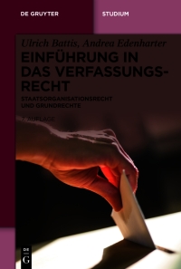 Cover image: Einführung in das Verfassungsrecht 7th edition 9783110711127