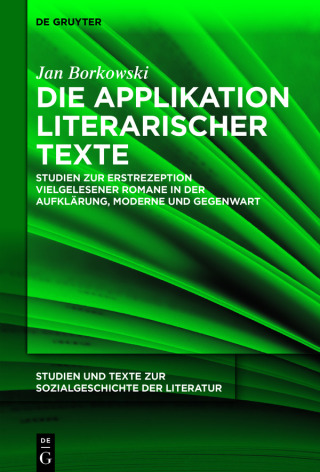 Cover image: Die Applikation literarischer Texte 1st edition 9783110713077