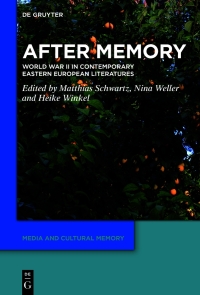 Cover image: After Memory 1st edition 9783110713732