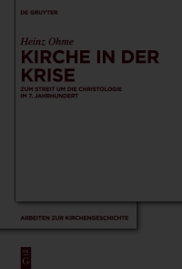 Imagen de portada: Kirche in der Krise 1st edition 9783110714494