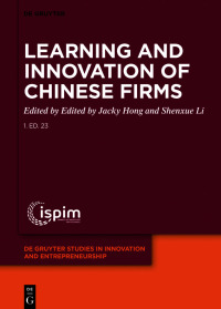Immagine di copertina: Learning and Innovation of Chinese Firms 1st edition 9783110714937
