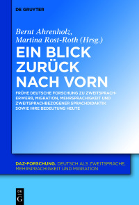 Imagen de portada: Ein Blick zurück nach vorn 1st edition 9783110678161