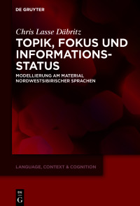 Cover image: Topik, Fokus und Informationsstatus 1st edition 9783110714838