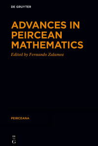 Immagine di copertina: Advances in Peircean Mathematics 1st edition 9783110717617