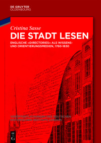 صورة الغلاف: Die Stadt lesen 1st edition 9783110717808