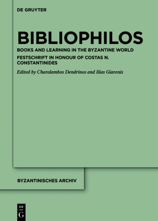 Imagen de portada: Bibliophilos 1st edition 9783110717099