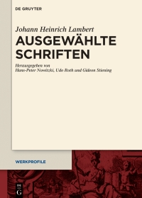 Cover image: Ausgewählte Schriften 1st edition 9783110645972