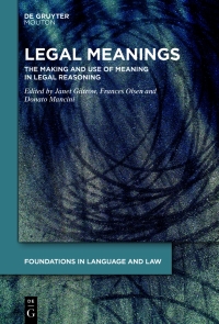 表紙画像: Legal Meanings 1st edition 9783110720914