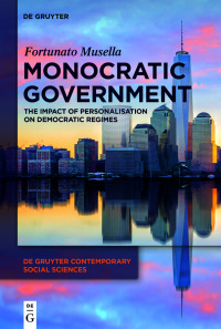 Imagen de portada: Monocratic Government 1st edition 9783110721386