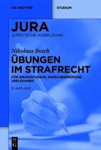 Cover image: Übungen im Strafrecht 9th edition 9783110721690