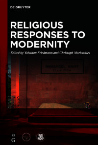 Imagen de portada: Religious Responses to Modernity 1st edition 9783110723892