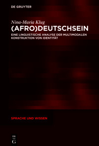 Cover image: (Afro)Deutschsein 1st edition 9783110727272