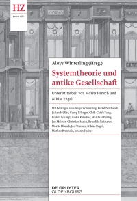 Cover image: Systemtheorie und antike Gesellschaft 1st edition 9783110728156