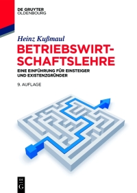 Imagen de portada: Betriebswirtschaftslehre 9th edition 9783110664638