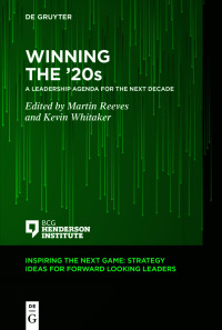 Cover image: Winning the ’20s 1st edition 9783110735031