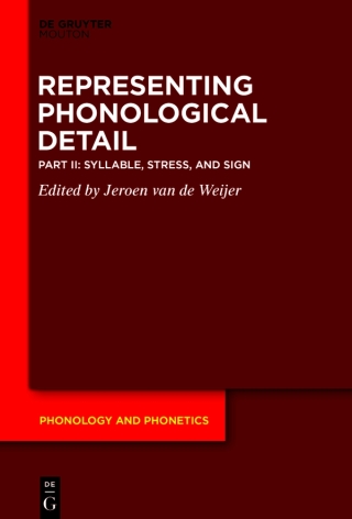 Cover image: Syllable, Stress, and Sign 1st edition 9783110735024