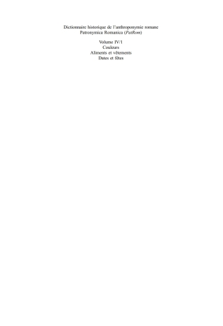 Cover image: Couleurs – Aliments et vêtements – Dates et fêtes 1st edition 9783110735239