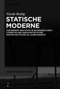 Cover image: Statische Moderne 1st edition 9783110735475