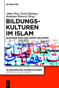 Cover image: Bildungskulturen im Islam 1st edition 9783110737035