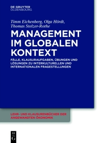 Imagen de portada: Management im globalen Kontext 1st edition 9783110737523