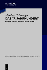 Cover image: Das 17. Jahrhundert 1st edition 9783110737677