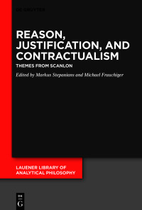Cover image: Reason, Justification, and Contractualism 1st edition 9783110738438