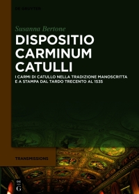 Cover image: Dispositio carminum Catulli 1st edition 9783110738131