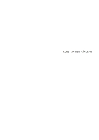 Titelbild: Kunst an den Rändern 1st edition 9783110737462