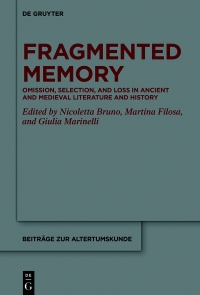 Immagine di copertina: Fragmented Memory 1st edition 9783110740387