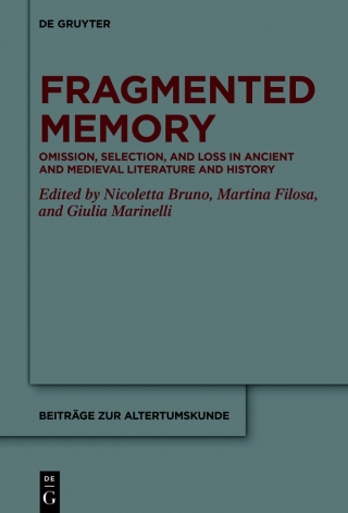 Cover image: Fragmented Memory 1st edition 9783110740387