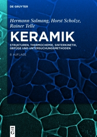 Titelbild: Strukturen, Thermochemie, Sinterkinetik, Gefüge und Untersuchungsmethoden 8th edition 9783110742343