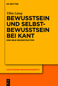 Cover image: Bewusstsein und Selbstbewusstsein bei Kant 1st edition 9783110743265