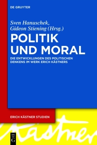 表紙画像: Politik und Moral 1st edition 9783110743289