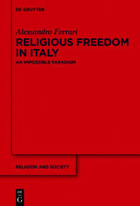 Cover image: Religious Freedom in Italy 1st edition 9783110743579