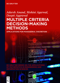 Cover image: Multiple Criteria Decision-Making Methods 1st edition 9783110743562