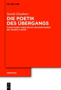 Imagen de portada: Die Poetik des Übergangs 1st edition 9783110744996