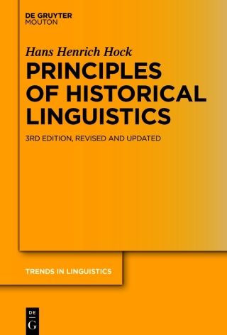 Cover image: Principles of Historical Linguistics 3rd edition 9783110746327