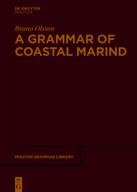 Cover image: A Grammar of Coastal Marind 1st edition 9783110725551