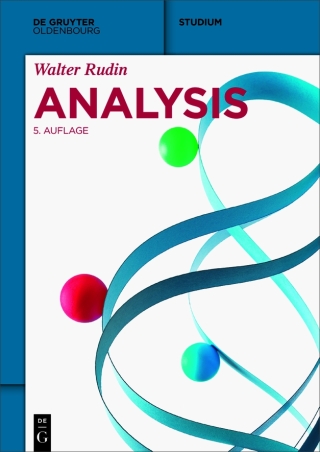 Imagen de portada: Analysis 5th edition 9783110750423