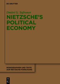 Cover image: Nietzsche's Political Economy 1st edition 9783110752298