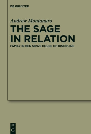 Cover image: The Sage in Relation 1st edition 9783110752281